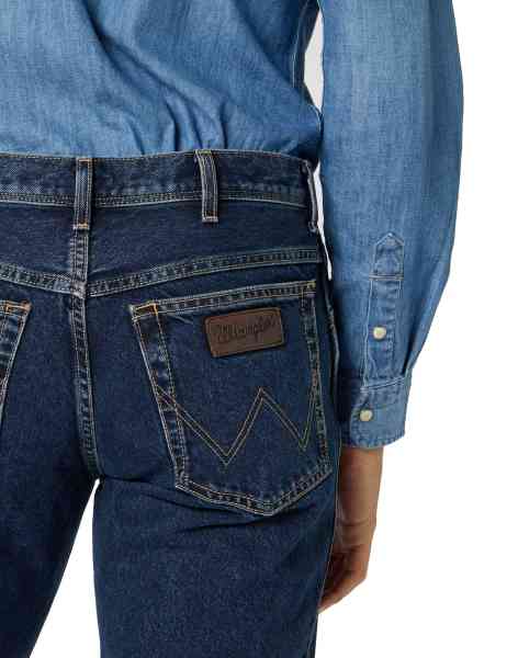 Wrangler Texas 100 % Baumwolle - Blue Black - Herren Jeans
